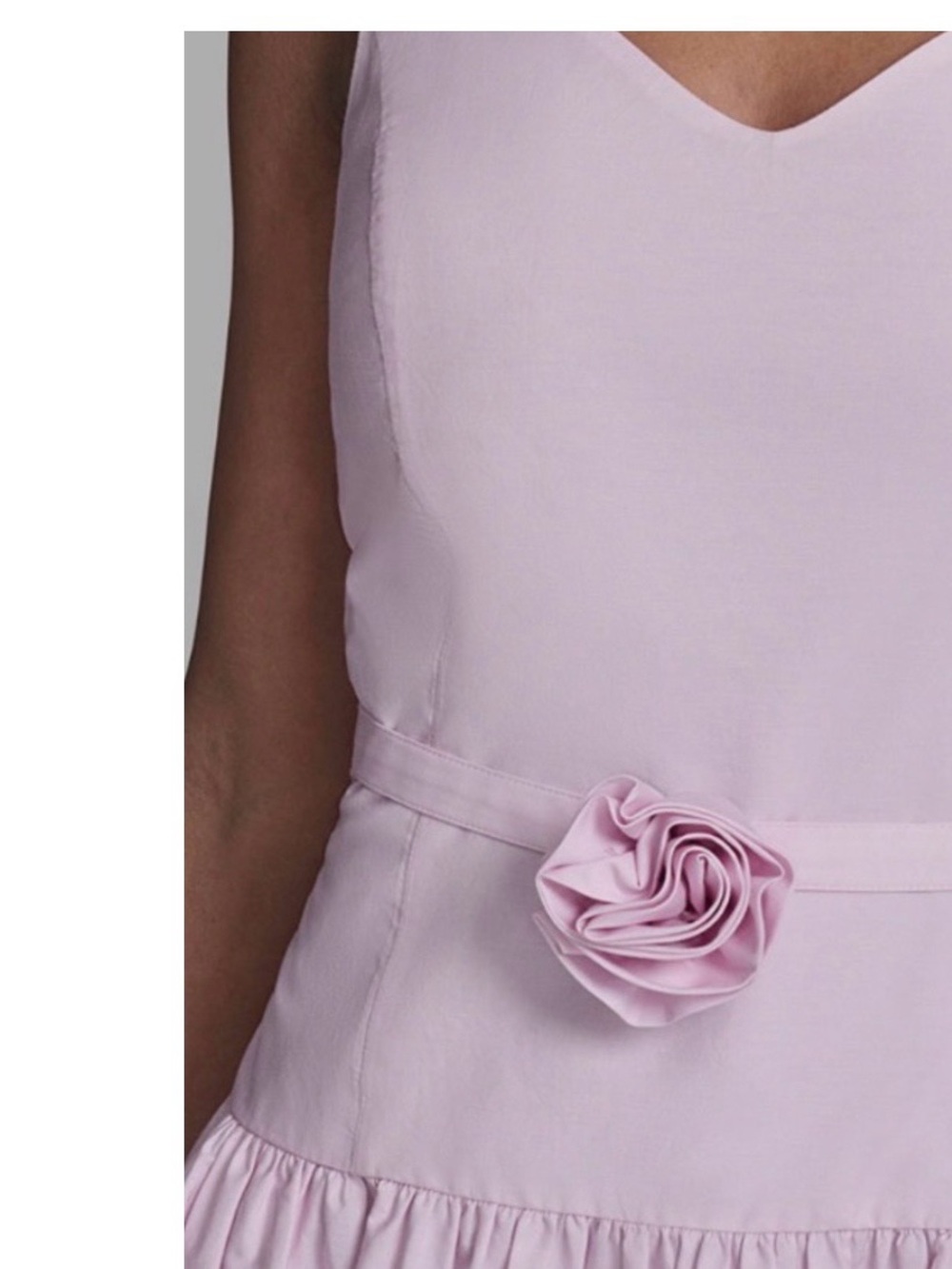 Karl Lagerfeld Pink Floral Dip-Dye Midi Dress - Picture 4 of 6